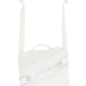 SUPREME 3D Logo Shoulder Crossbody Bag FW23 White NWT